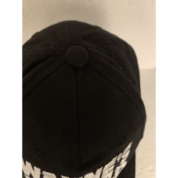 Waynes World Hat Cap Adjustable Black TV Show Movie Garth Mens 90s - Picture 6 of 14